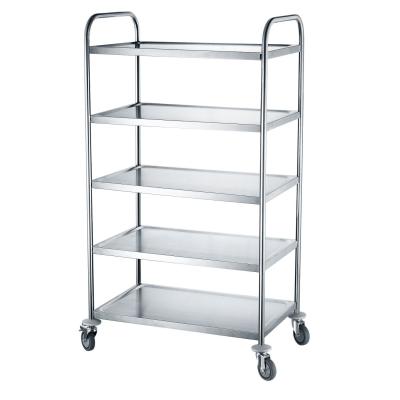 Servírovací vozík s 5 policemi, HENDI, 905x585x(H)1545mm | 810125